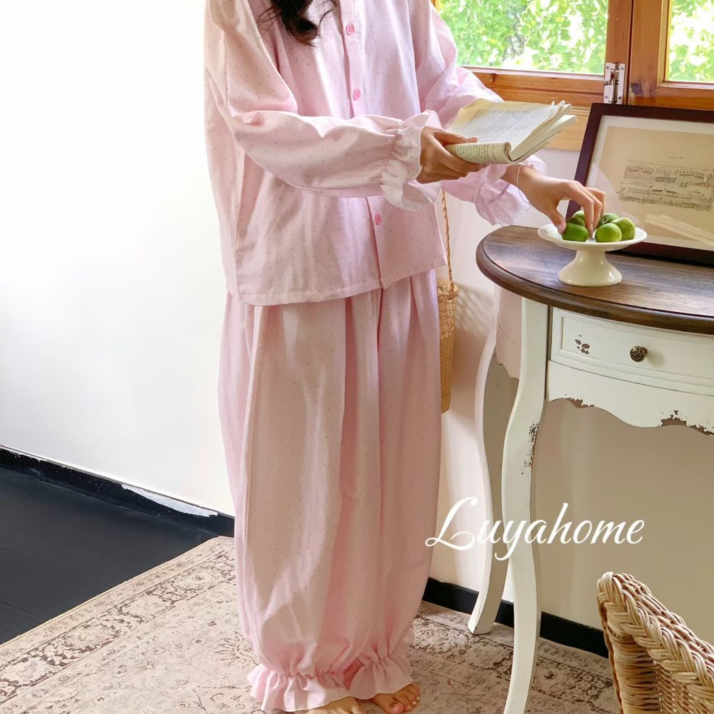 悦芯家纺家居服——纯棉家居服套装产品图（烟台威海门店）